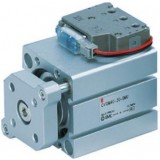 SMC Specialty & Engineered Cylinder CVQM, Compact Cylinder with Solenoid Valve, Guide Rod Type